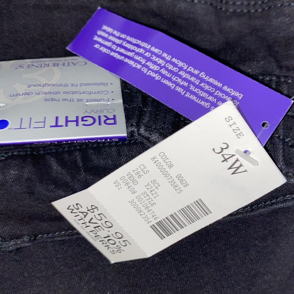 0923 Catherine’s Right Fit Curvy Denim Jeans - Picture 8 of 8